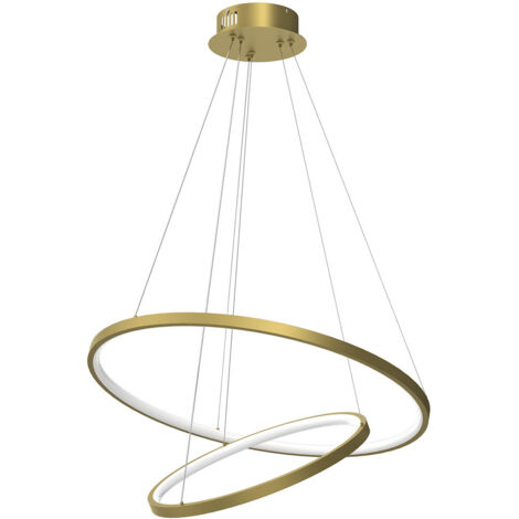 Lampada a sospensione a LED HOOP GOLD 51W