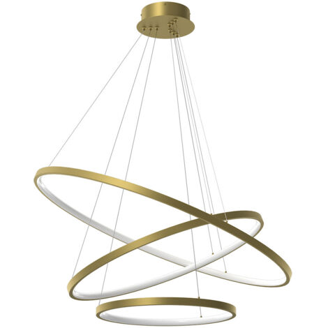 Lampada a sospensione a LED HOOP GOLD 93W