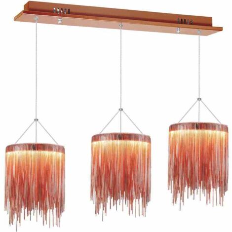 Lampada a sospensione a LED in rame Milagro CASCATA ML3799