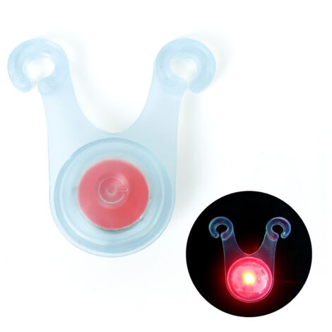 Lampada a sospensione a LED rossa per campeggio, decorazione e fanale posteriore per bicicletta. Ideale per attività all'aperto.
