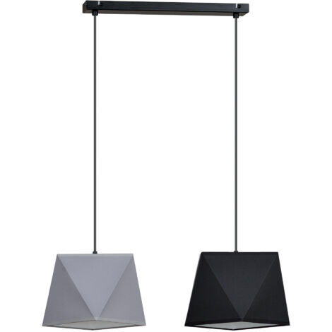 Lampada a sospensione a soffitto Diamond E27 LED 2x60W