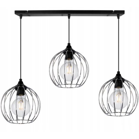 LAMPADA A SOSPENSIONE A SOFFITTO, LED A FILO CROMATO