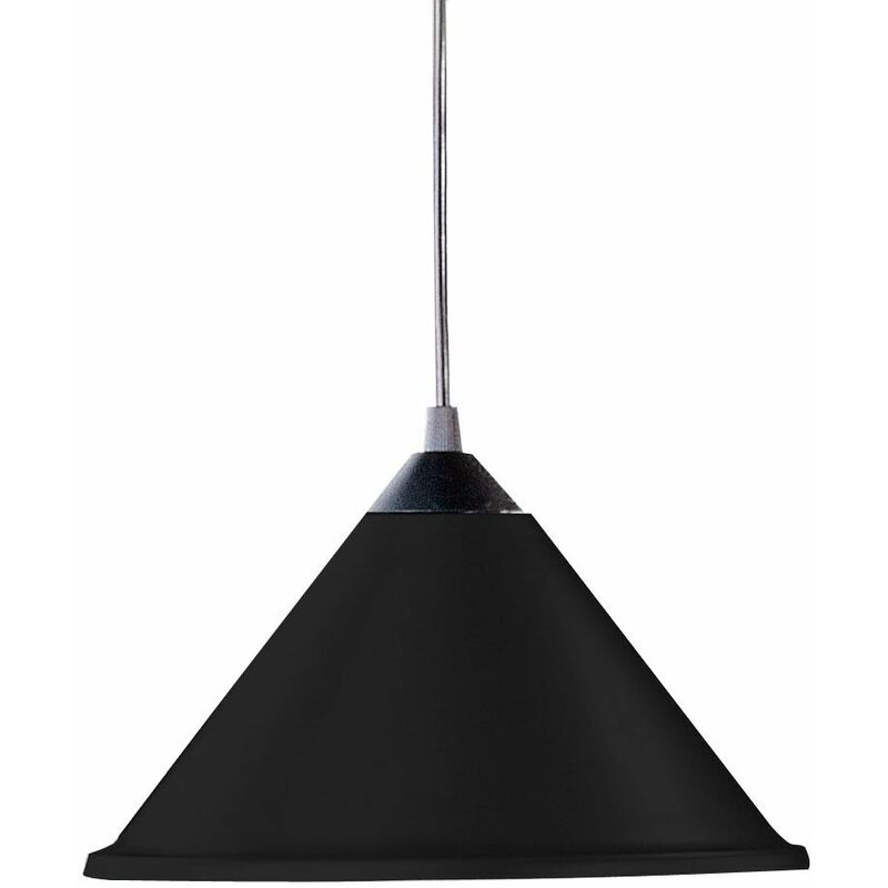 Image of Plafoniera a sospensione soggiorno sospensione illuminazione spot lampada nera Eglo 27049