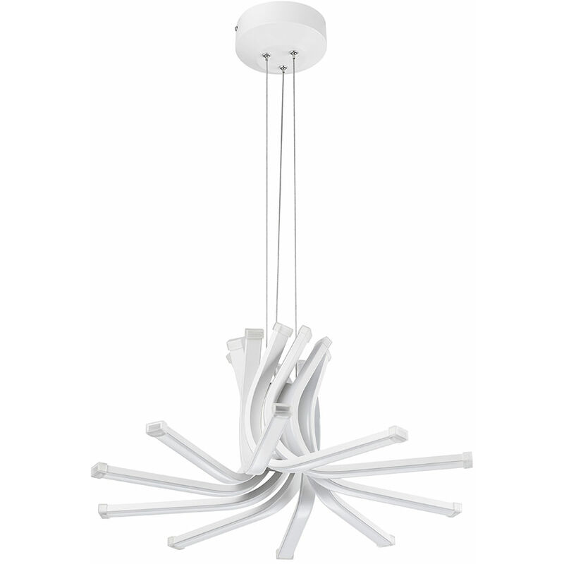 Image of Etc-shop - Lampada a sospensione a sospensione a soffitto di design a led lampada in metallo illuminazione soggiorno sala da pranzo