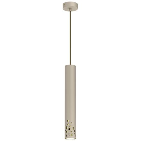 Lampada a sospensione Altro Buble crema oro GU10 Luminex