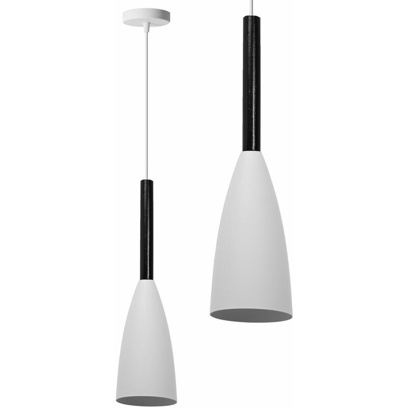 Lampada a sospensione APP151-1CP letiz bianco E27