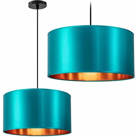 TOOLIGHT LAMPADA A SOSPENSIONE APP953-1CP BLU ORO 36CM TONDO 1-PUNTI LUCE E27 36X36X23,5-113,5CM REGOLABILE