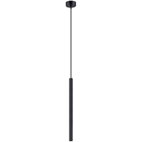 Lampada a sospensione Arche nero 8x120x8cm Sollux