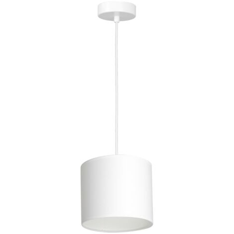 Lampada a sospensione Arden bianca Ø18 E27 15W Luminex