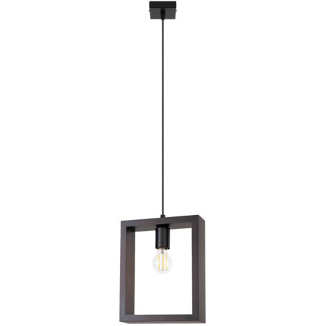 Lampada a sospensione Aries wengé 24x133x8cm Sollux