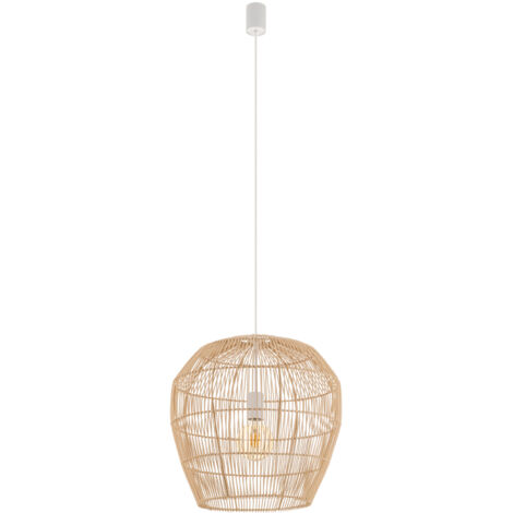 Lampada a sospensione bambù HAITI S E27 25W Nowodvorski