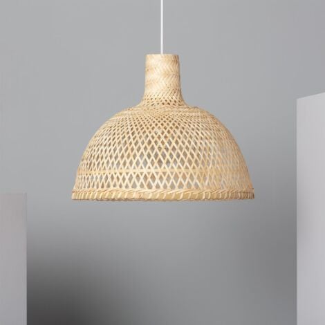 EFECTOLED Lampada a Sospensione Bambù Handan Naturale