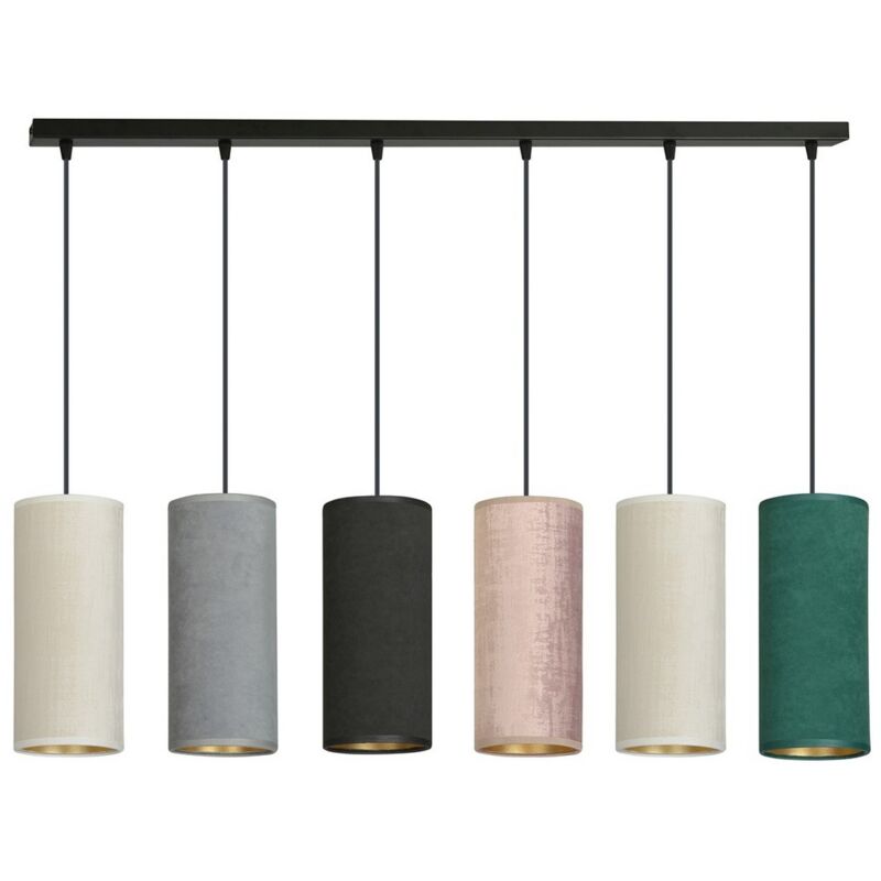 Lampada a Sospensione Bente, Acciaio verniciato a