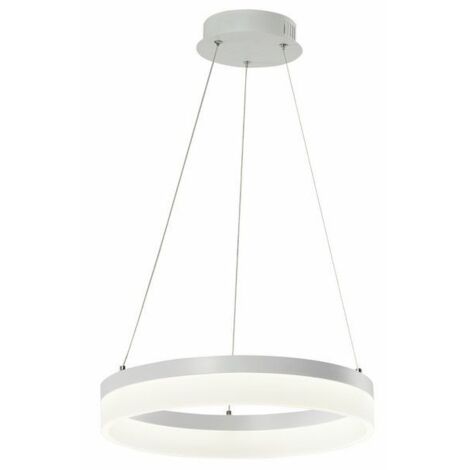 Lampada a sospensione bianca anello Ø40 LED 24W Reality