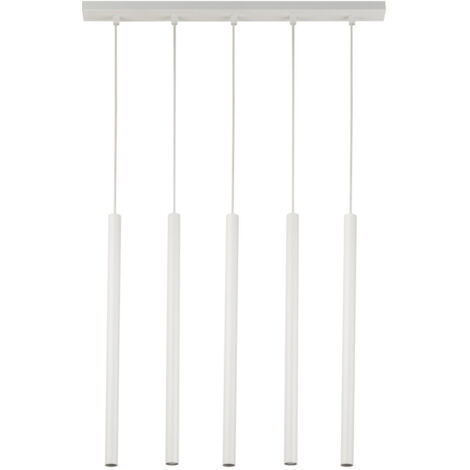 Lampada a sospensione bianca moderna Sopel 5xG9 Sigma