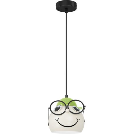 Lampada a sospensione bimbi faccina Bambini Luminex E27 15W