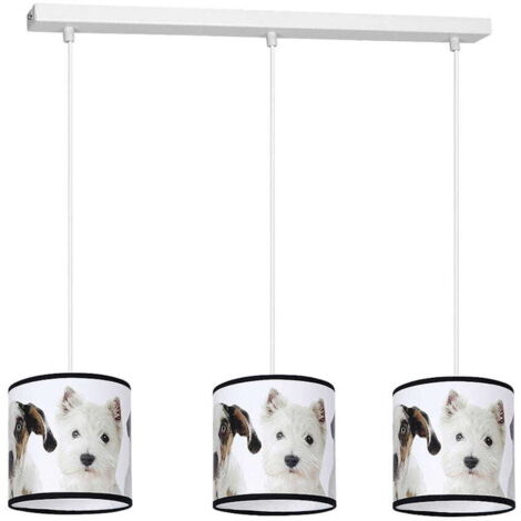 Lampada a sospensione bimbi Puppies Milagro 3xE27 90cm