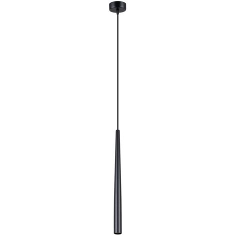 Lampada a sospensione Bliss nero 8x118x8cm Sollux