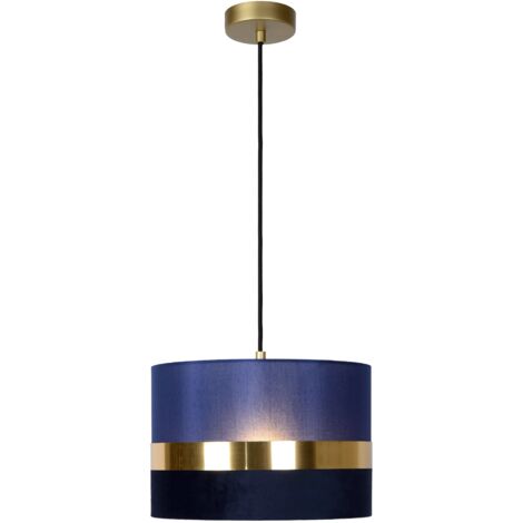 Lampada a sospensione blu oro EXTRAVAGANZA E27 40W Lucide