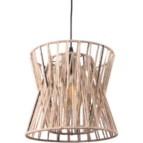 Lampada a sospensione boho VARBERG Polux E27 120cm