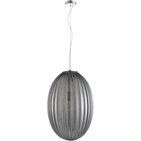 Lampada a sospensione BRAGA SMOKED 1xE27