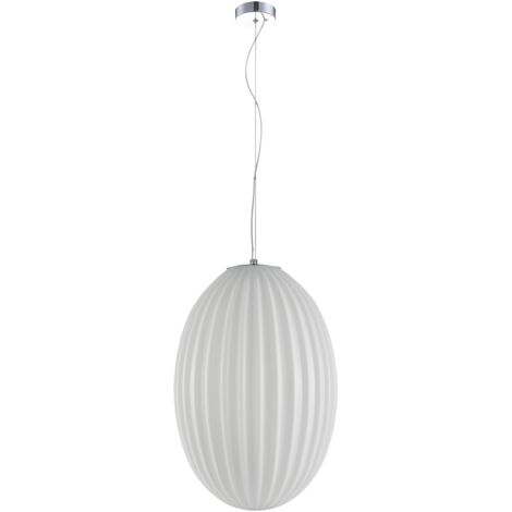 Lampada a sospensione BRAGA WHITE 1xE27