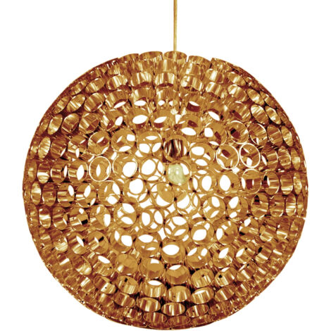 Lampada a sospensione Candellux Abros rame Ø50 E27 alluminio