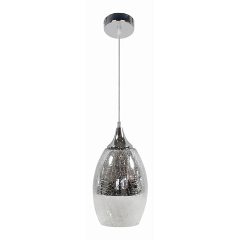 Lampada a sospensione Candellux Celia cromata Ø16 E27