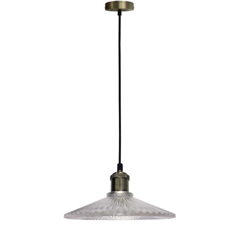 Lampada a sospensione Candellux Chester vetro Ø21 E27