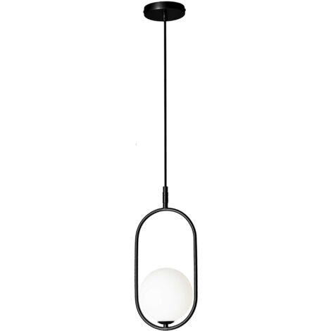 Lampada a sospensione Candellux Cordel nera G9 120cm