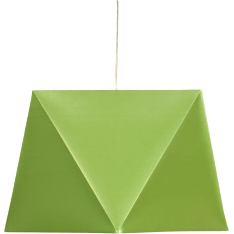 Lampada a sospensione Candellux Hexagen Ø42 verde tessuto