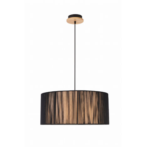 Lampada a sospensione Candellux Kioto 3xE27 nera Ø45