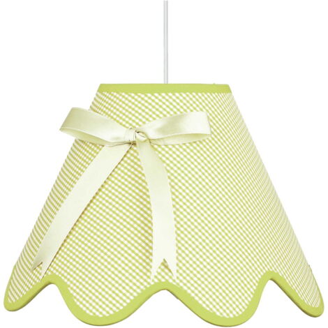 Lampada a sospensione Candellux Lola verde/bianca Ø40 E27