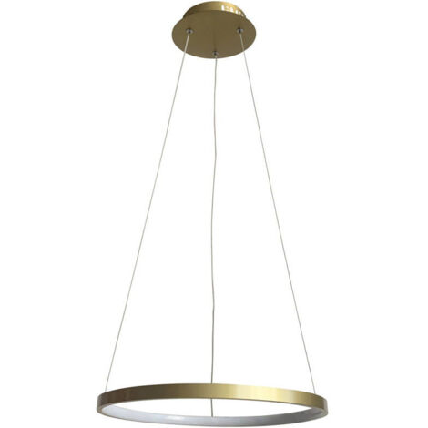 Lampada a sospensione Candellux LUNE LED 25W oro Ø40
