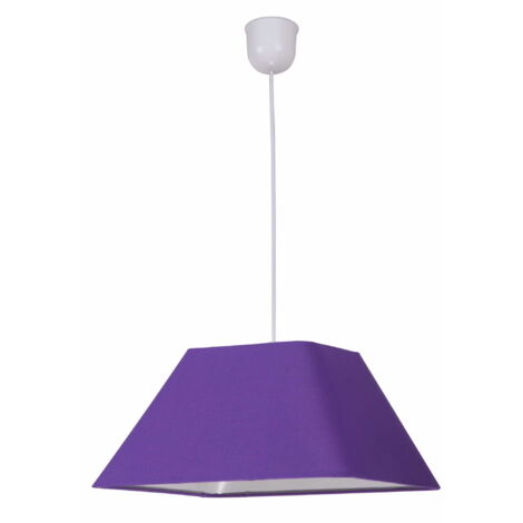 Lampada a sospensione Candellux Robin Ø35 viola E27