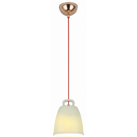 Lampada a sospensione Candellux Sewilla verde rame E27