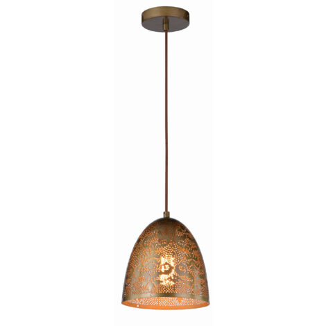 Lampada a sospensione Candellux Sfinks ottone Ø20cm