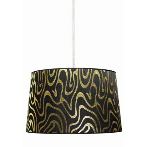 Lampada a sospensione Candellux Tiger Ø40 oro/nero E27