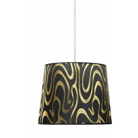Lampada a sospensione Candellux Tiger oro/nero Ø26 E27