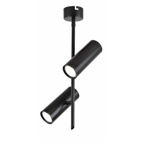 Lampada a sospensione Candellux Tuba LED 2x5W 4000K nera
