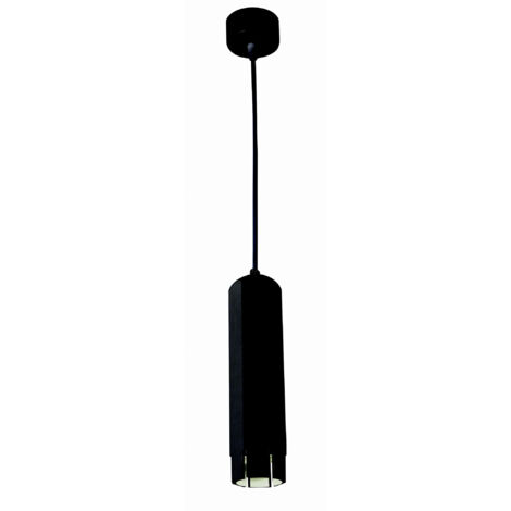 Lampada a sospensione Candellux Tuba nera GU10 50W