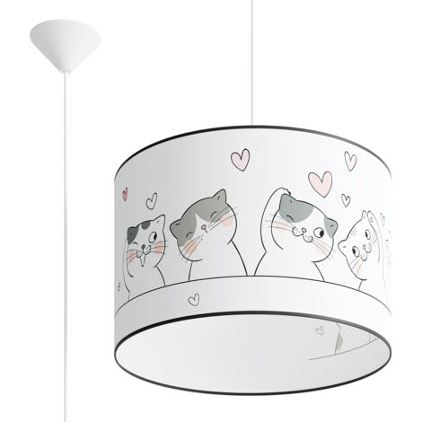 Lampada a sospensione Cat multicolore 40x95x40cm Sollux