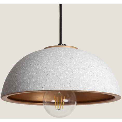 Lampada a Sospensione Ceramica Crowe  Grigio