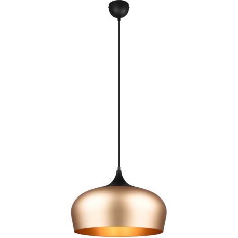 Lampada a sospensione CHIRON oro alluminio Ø45 E27 Trio