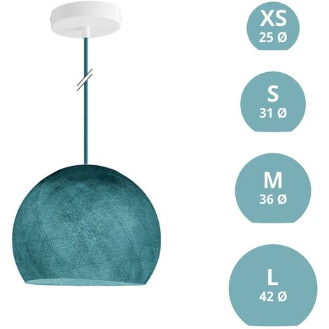 Lampada a sospensione con paralume Cupola