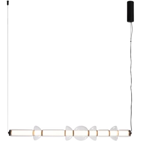 Lampada a sospensione Cosmo LED 39W nera vetro Maytoni