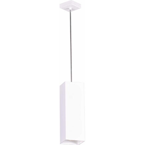 Lampada a sospensione cubo bianca GU10 Kaja Kubik K4212