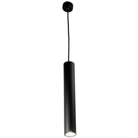 Lampada a sospensione D6 cm in alluminio verniciato a polvere Nero FILO - Grande