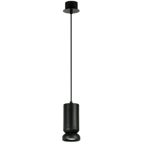 Lampada a sospensione D8,5 cm LILIUM in alluminio verniciato a polvere Nero