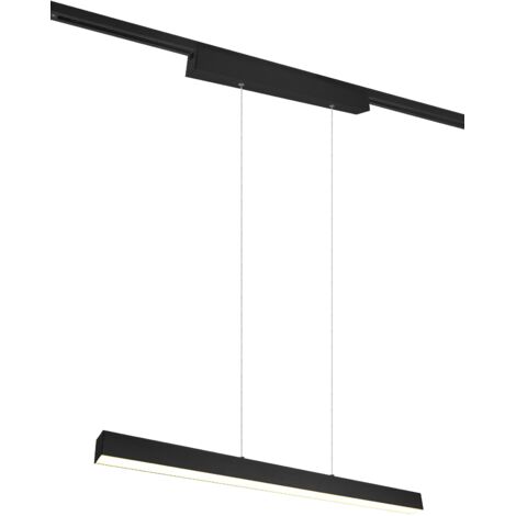 Lampada a Sospensione da Interno a led in Metallo Nero Opaco